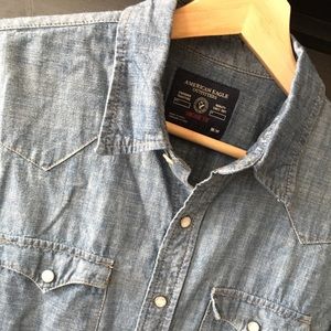 American Eagle Outfitters Denim Shirt
